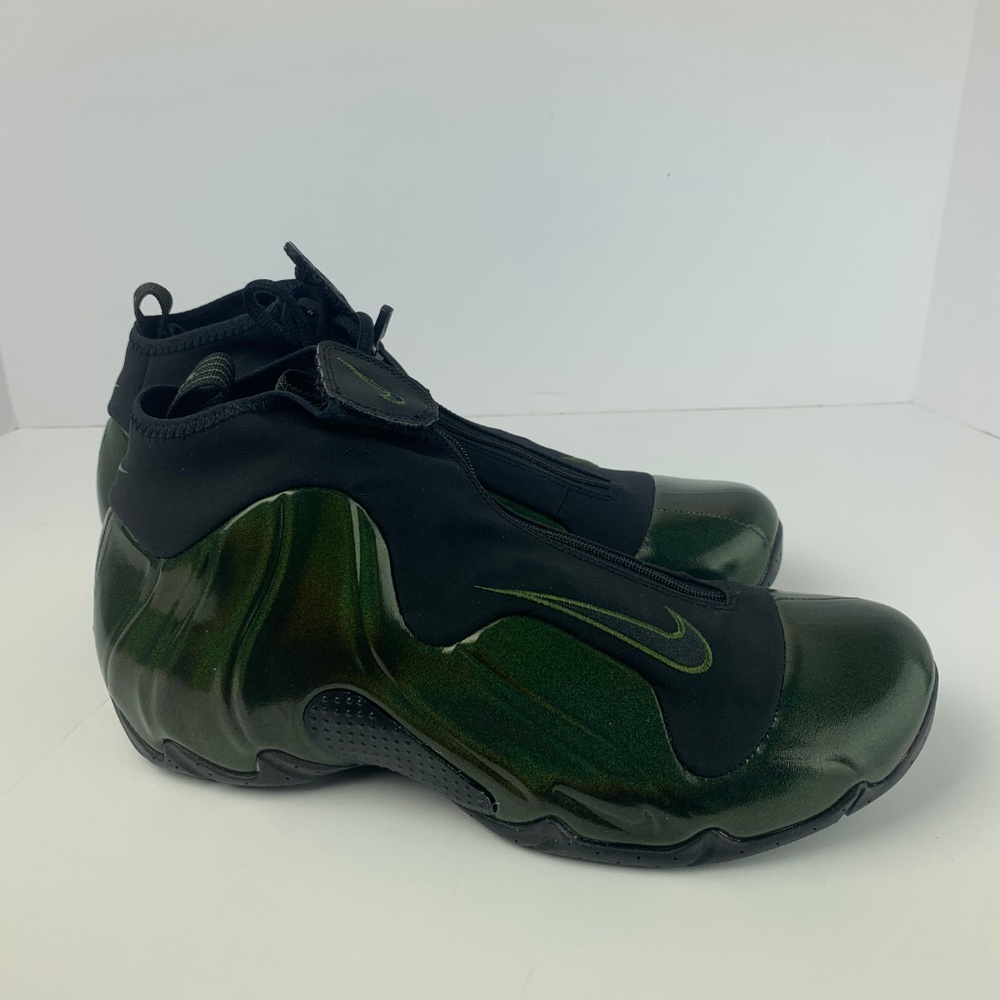 Nike Air Flightposite Mens Legion Green B-ball NEW - Picture 3 of 8